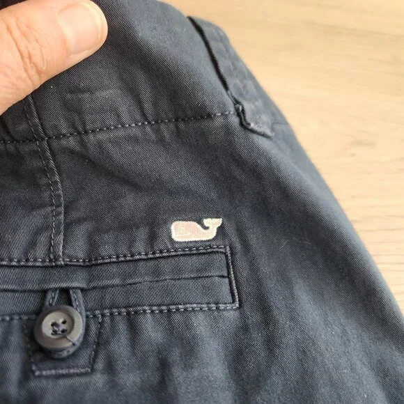 Vineyard Vines Women's Everyday Shorts Navy Blue 5" Inseam Size 10 MSRP $78 GUC - Picture 3 of 13